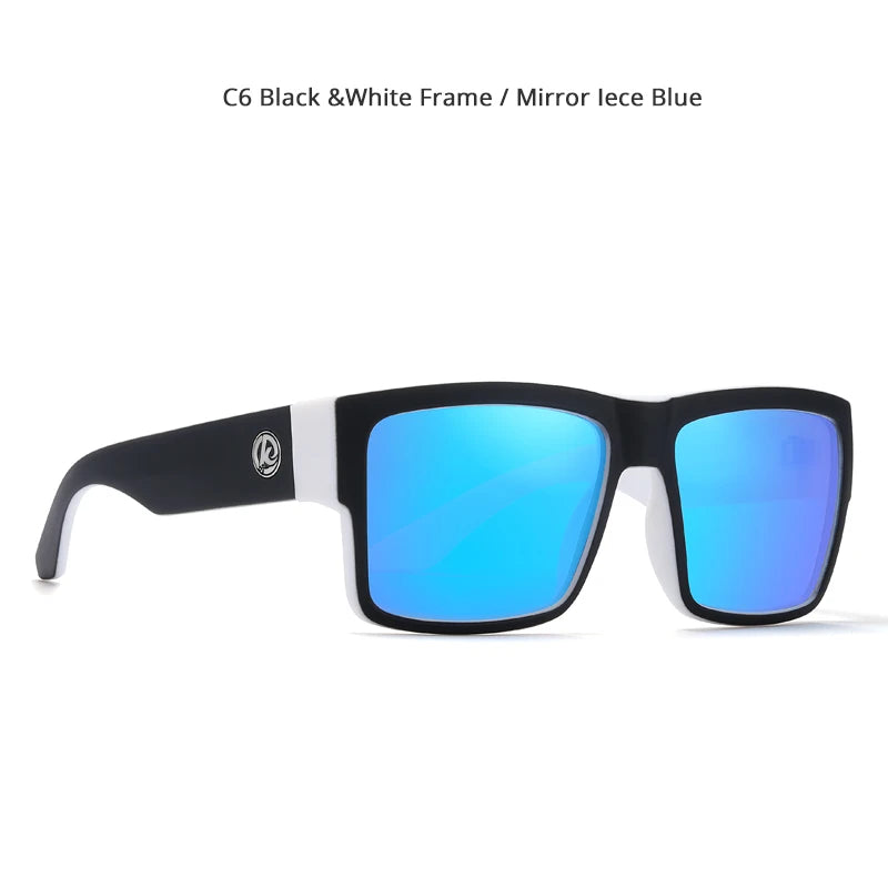 KDEAM Square Polarized Sunglasses – Matte Frame UV400 Eyewear for Men | Classic Driving Style