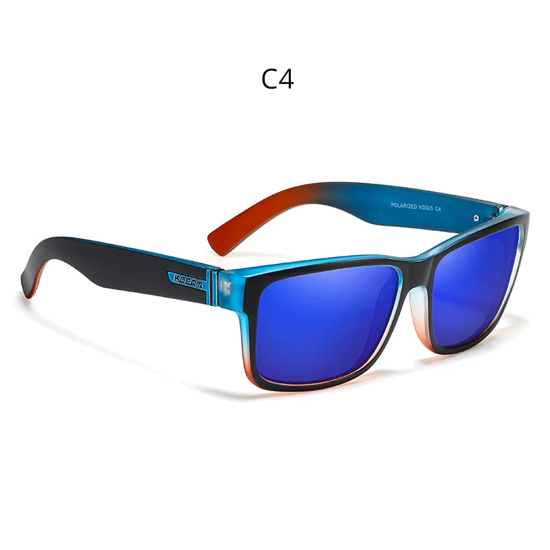 KDEAM Polarized Sport Sunglasses – TR90 Frame UV400 Eyewear for Men & Women | Outdoor Driving & Fishing Shades