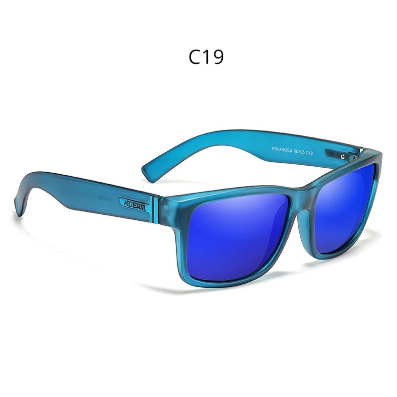 KDEAM Polarized Sport Sunglasses – TR90 Frame UV400 Eyewear for Men & Women | Outdoor Driving & Fishing Shades