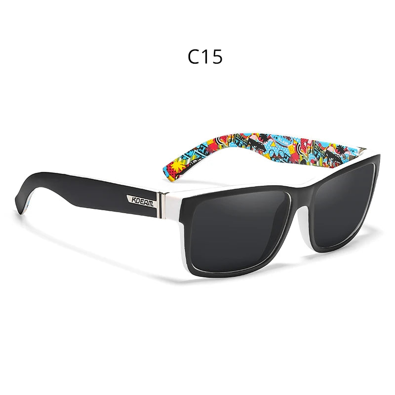 KDEAM Polarized Sport Sunglasses – TR90 Frame UV400 Eyewear for Men & Women | Outdoor Driving & Fishing Shades