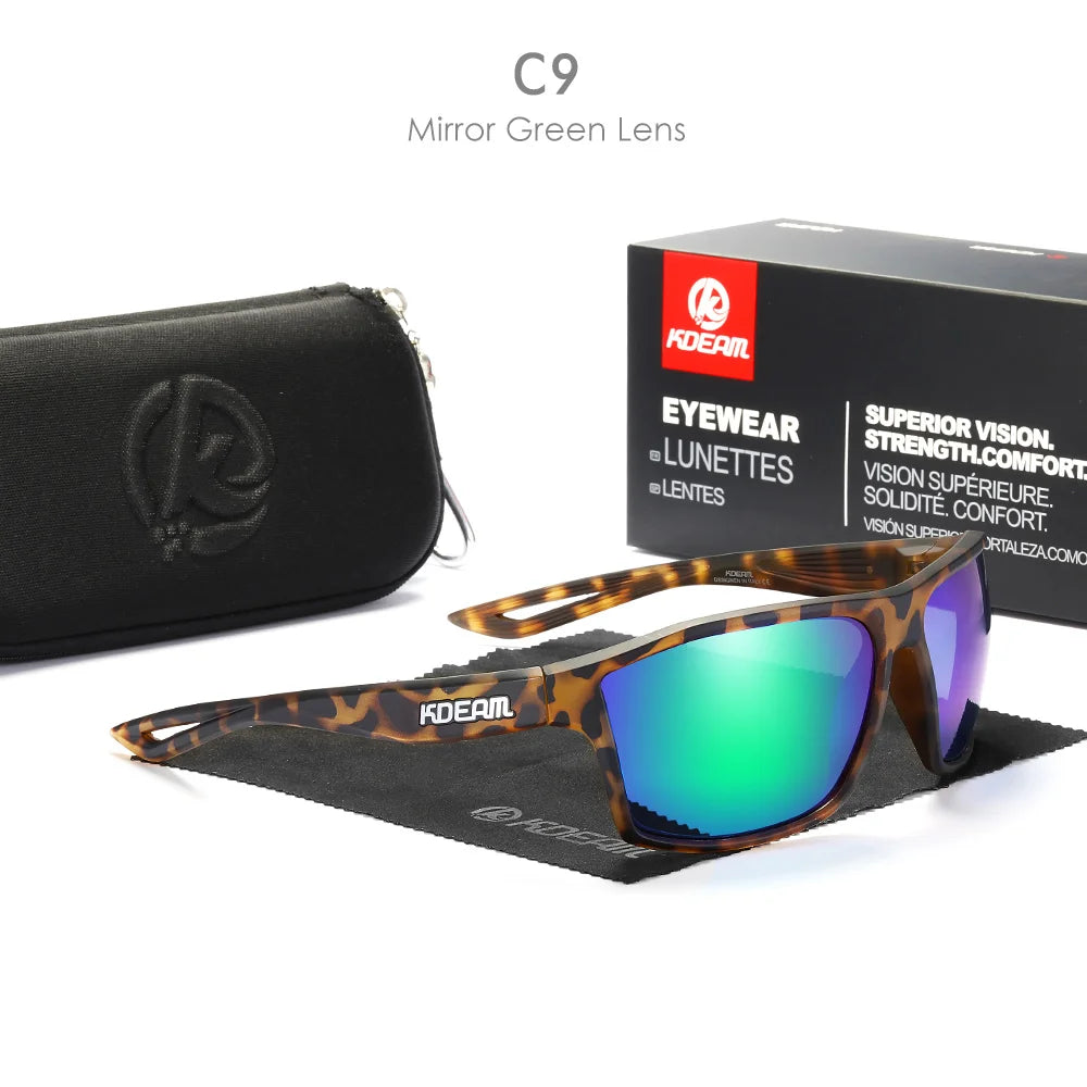 KDEAM KD0940 Polarized Sports Sunglasses – Outdoor Lifestyle Eyewear for Men | UV400 Protection
