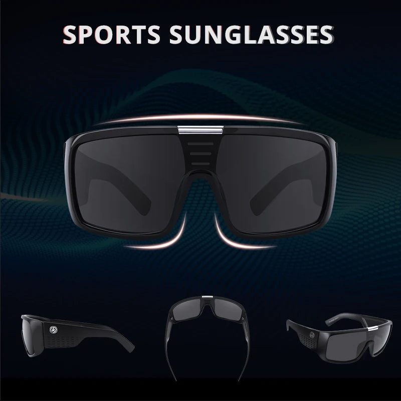 KDEAM Drift™ Polarized Wrap Shield Sunglasses – UV400 Outdoor Sports Eyewear