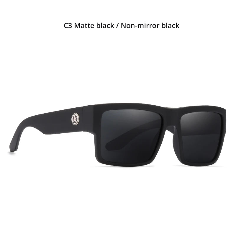 KDEAM Square Polarized Sunglasses – Matte Frame UV400 Eyewear for Men | Classic Driving Style
