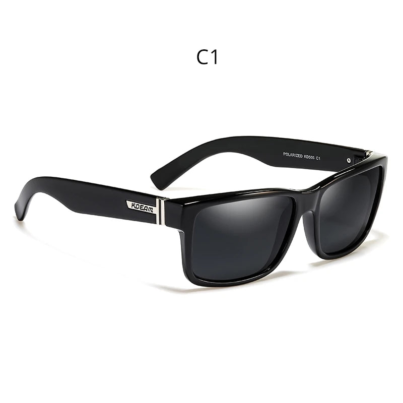 KDEAM Polarized Sport Sunglasses – TR90 Frame UV400 Eyewear for Men & Women | Outdoor Driving & Fishing Shades