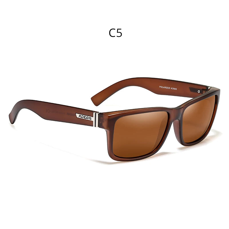 KDEAM Polarized Sport Sunglasses – TR90 Frame UV400 Eyewear for Men & Women | Outdoor Driving & Fishing Shades