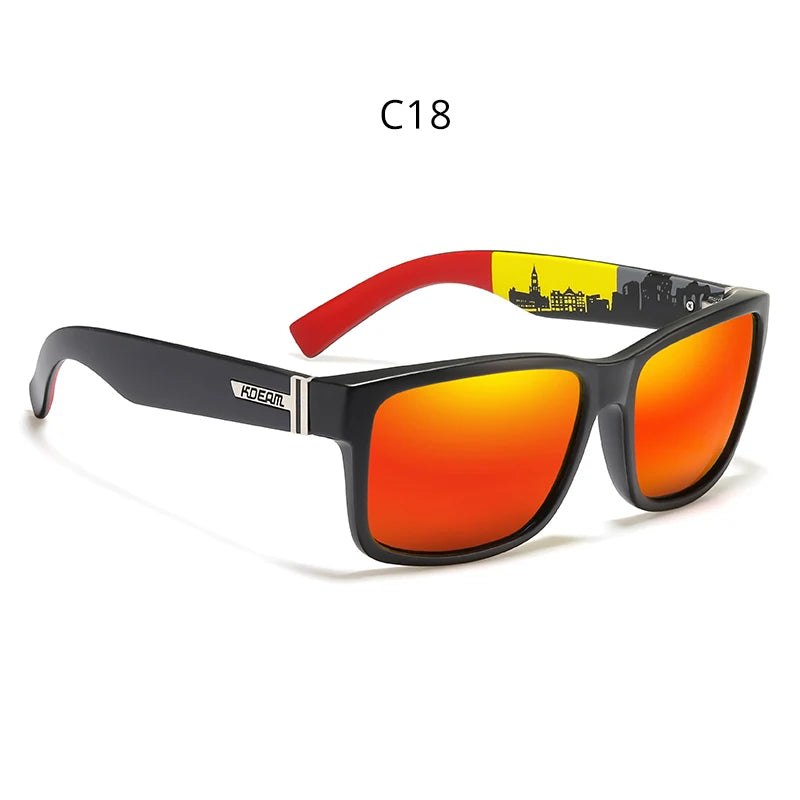 KDEAM Polarized Sport Sunglasses – TR90 Frame UV400 Eyewear for Men & Women | Outdoor Driving & Fishing Shades
