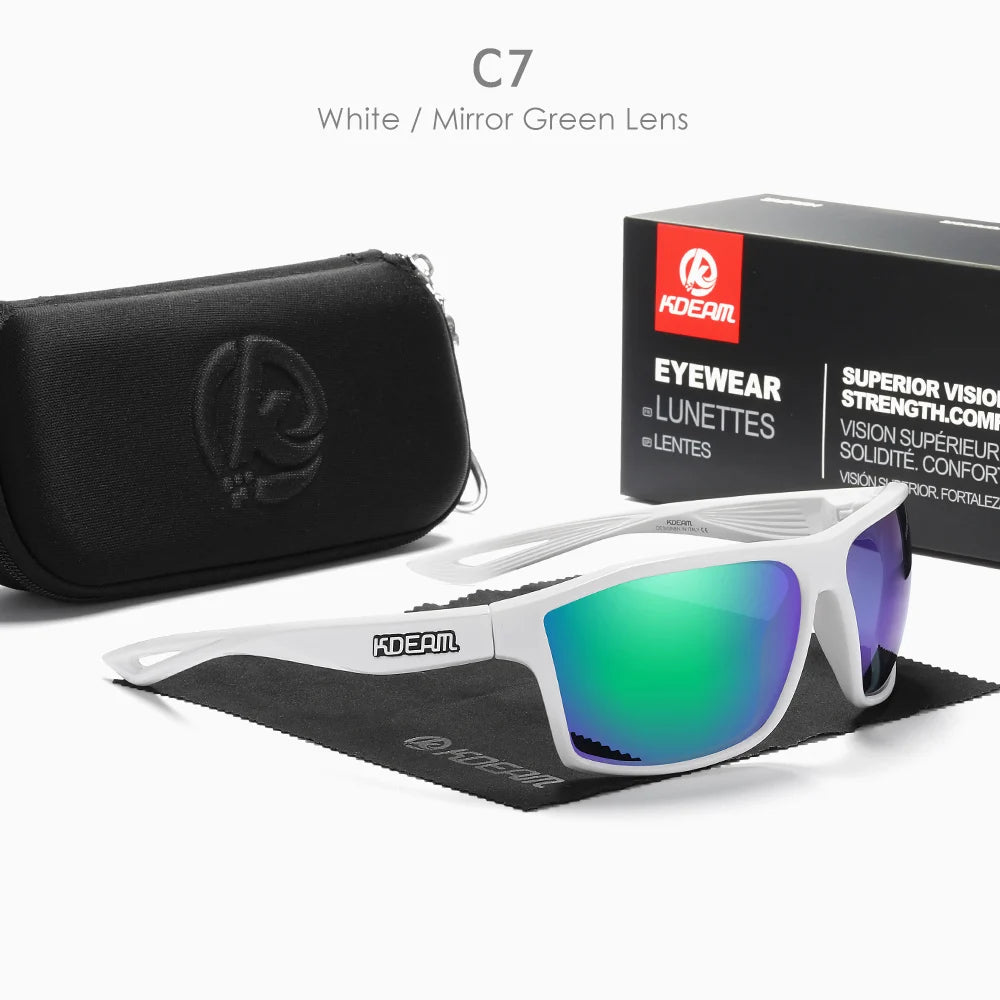 KDEAM KD0940 Polarized Sports Sunglasses – Outdoor Lifestyle Eyewear for Men | UV400 Protection