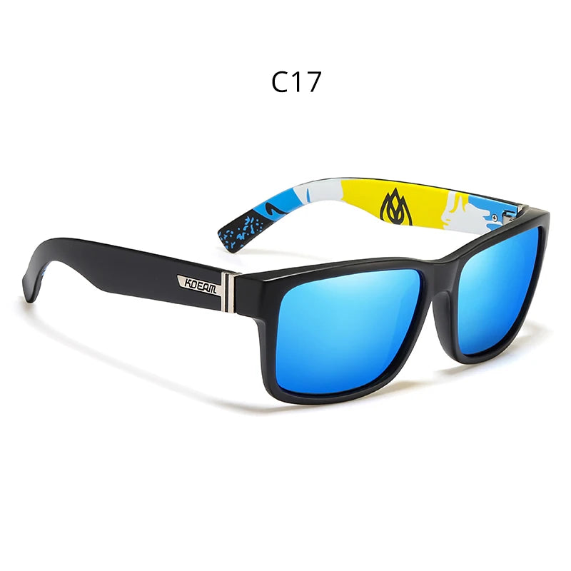 KDEAM Polarized Sport Sunglasses – TR90 Frame UV400 Eyewear for Men & Women | Outdoor Driving & Fishing Shades