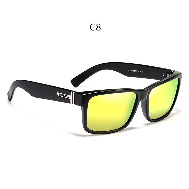 KDEAM Polarized Sport Sunglasses – TR90 Frame UV400 Eyewear for Men & Women | Outdoor Driving & Fishing Shades