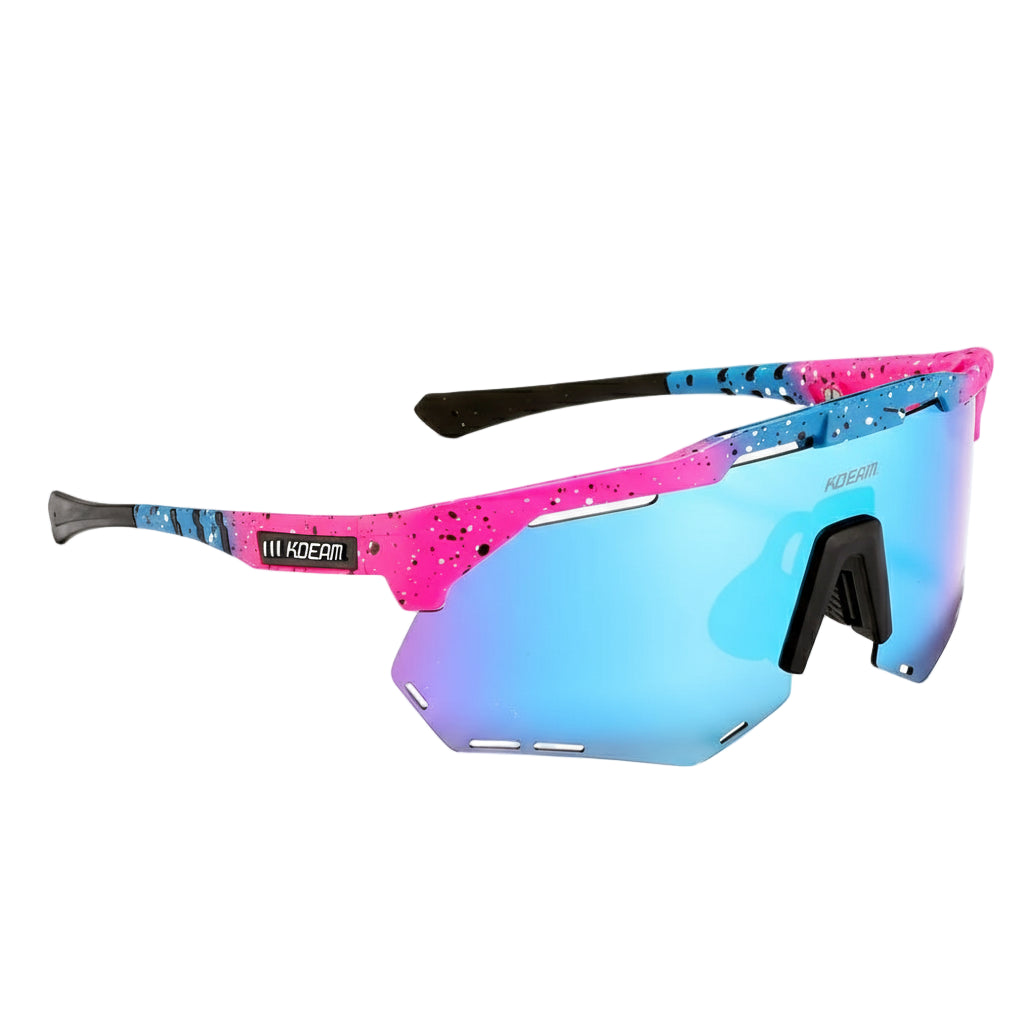 KDEAM SpeedShield™ Pro Cycling Sunglasses – Polarized UV400 TR90 Performance Wrap