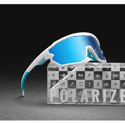 KDEAM AeroWave™ Polarized Goggle-Style Sunglasses – UV400 TR90 Outdoor Cycling & Driving Eyewear
