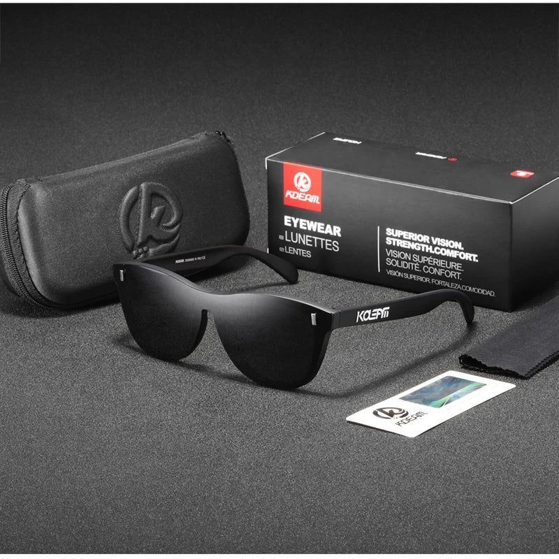 KDEAM EyePop™ Polarized Sports Sunglasses – UV400 TR90 Lightweight Eyewear for Men & Women