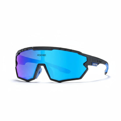 KDEAM AeroWave™ Polarized Goggle-Style Sunglasses – UV400 TR90 Outdoor Cycling & Driving Eyewear