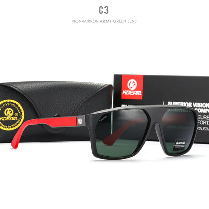 KDEAM Vista™ Polarized Casual Sunglasses – UV400 Anti-Reflective Unisex Eyewear