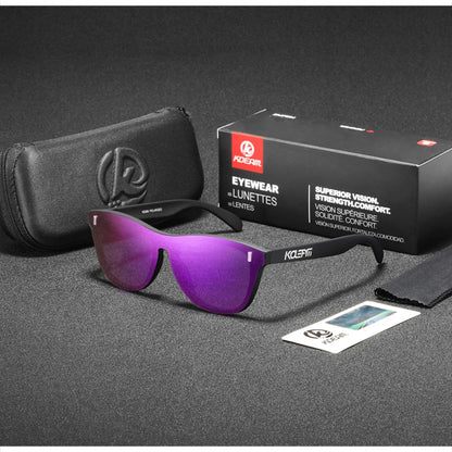 KDEAM EyePop™ Polarized Sports Sunglasses – UV400 TR90 Lightweight Eyewear for Men & Women