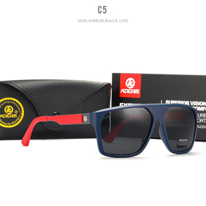 KDEAM Vista™ Polarized Casual Sunglasses – UV400 Anti-Reflective Unisex Eyewear