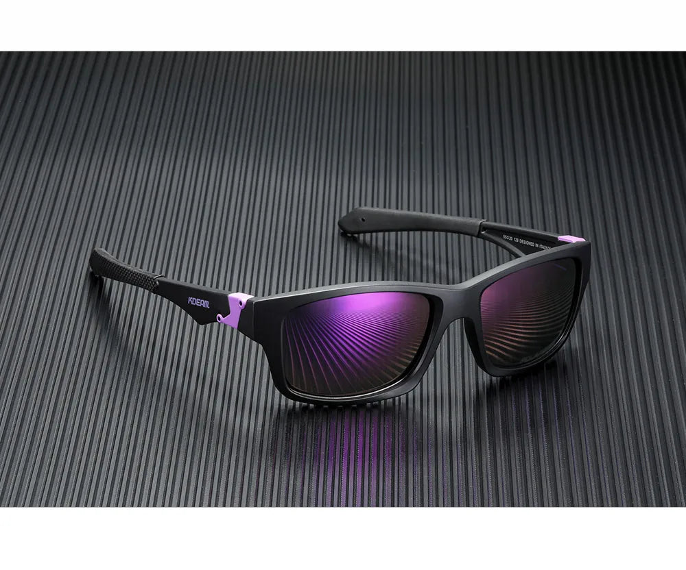 KDEAM Apex™ Polarized Sports Sunglasses – UV400 TR90 “Unbreakable” Outdoor Eyewear