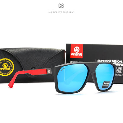 KDEAM Vista™ Polarized Casual Sunglasses – UV400 Anti-Reflective Unisex Eyewear