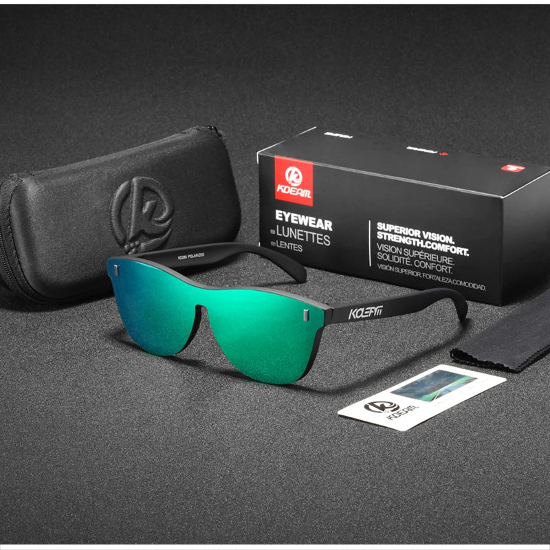 KDEAM EyePop™ Polarized Sports Sunglasses – UV400 TR90 Lightweight Eyewear for Men & Women