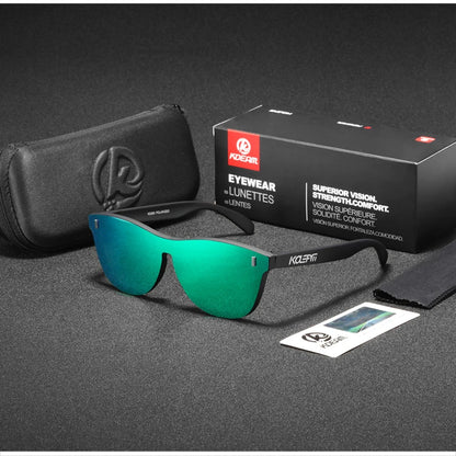 KDEAM EyePop™ Polarized Sports Sunglasses – UV400 TR90 Lightweight Eyewear for Men & Women