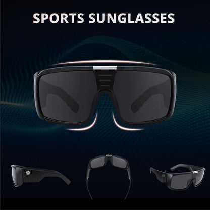 KDEAM Drift™ Polarized Wrap Shield Sunglasses – UV400 Outdoor Sports Eyewear