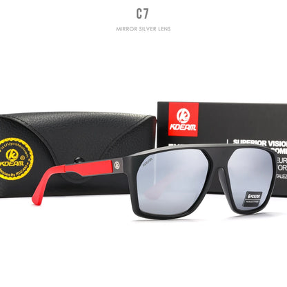 KDEAM Vista™ Polarized Casual Sunglasses – UV400 Anti-Reflective Unisex Eyewear