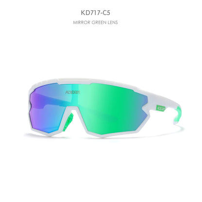 KDEAM AeroWave™ Polarized Goggle-Style Sunglasses – UV400 TR90 Outdoor Cycling & Driving Eyewear