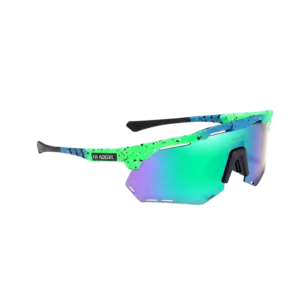 KDEAM SpeedShield™ Pro Cycling Sunglasses – Polarized UV400 TR90 Performance Wrap