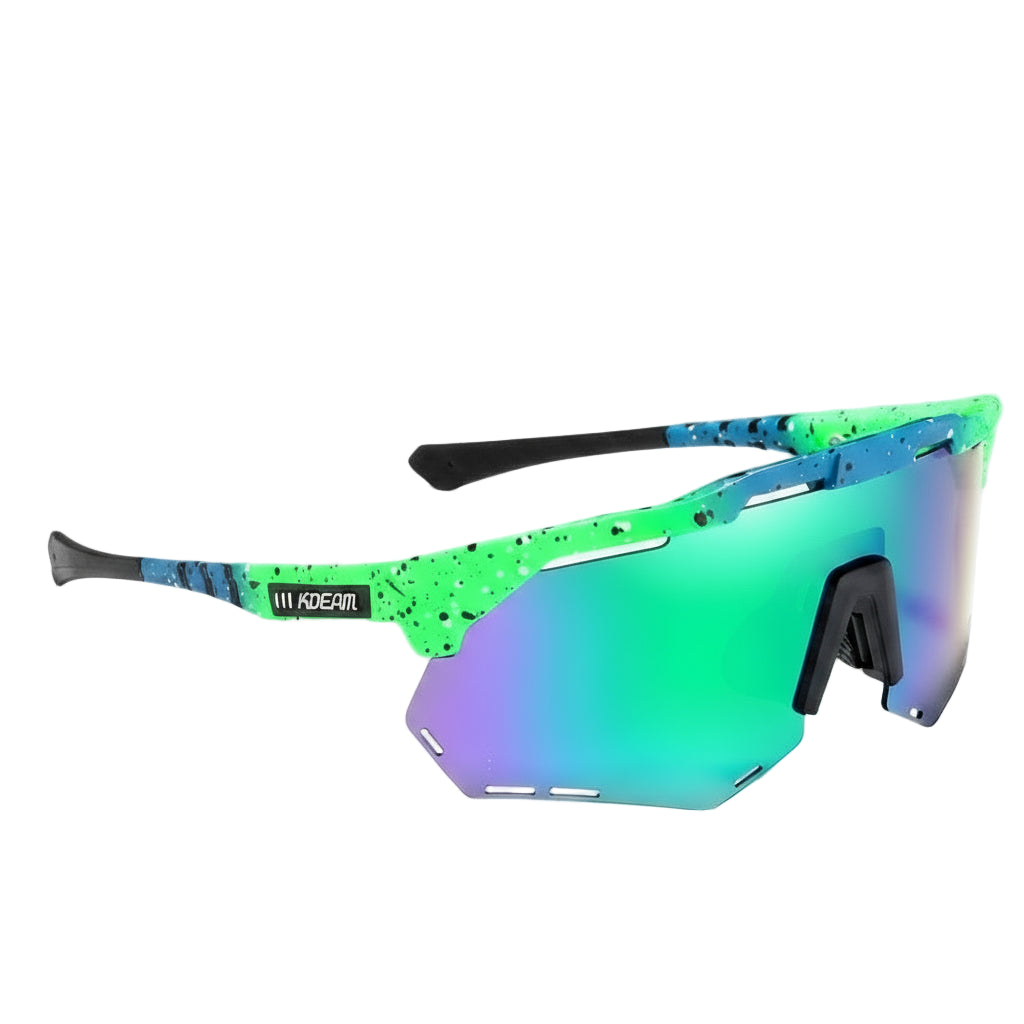 KDEAM SpeedShield™ Pro Cycling Sunglasses – Polarized UV400 TR90 Performance Wrap