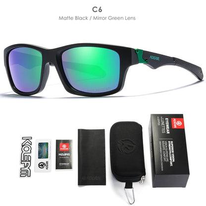 KDEAM Apex™ Polarized Sports Sunglasses – UV400 TR90 “Unbreakable” Outdoor Eyewear