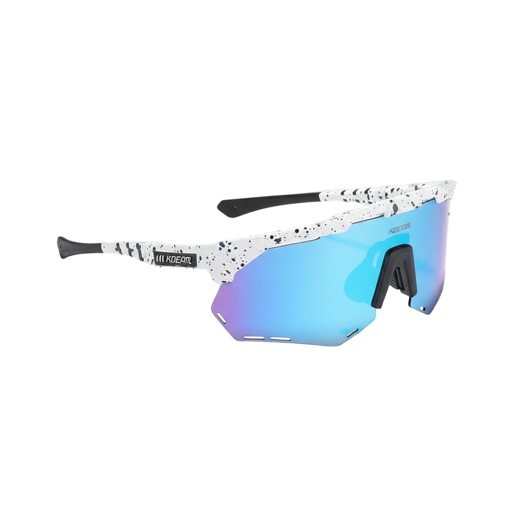 KDEAM SpeedShield™ Pro Cycling Sunglasses – Polarized UV400 TR90 Performance Wrap