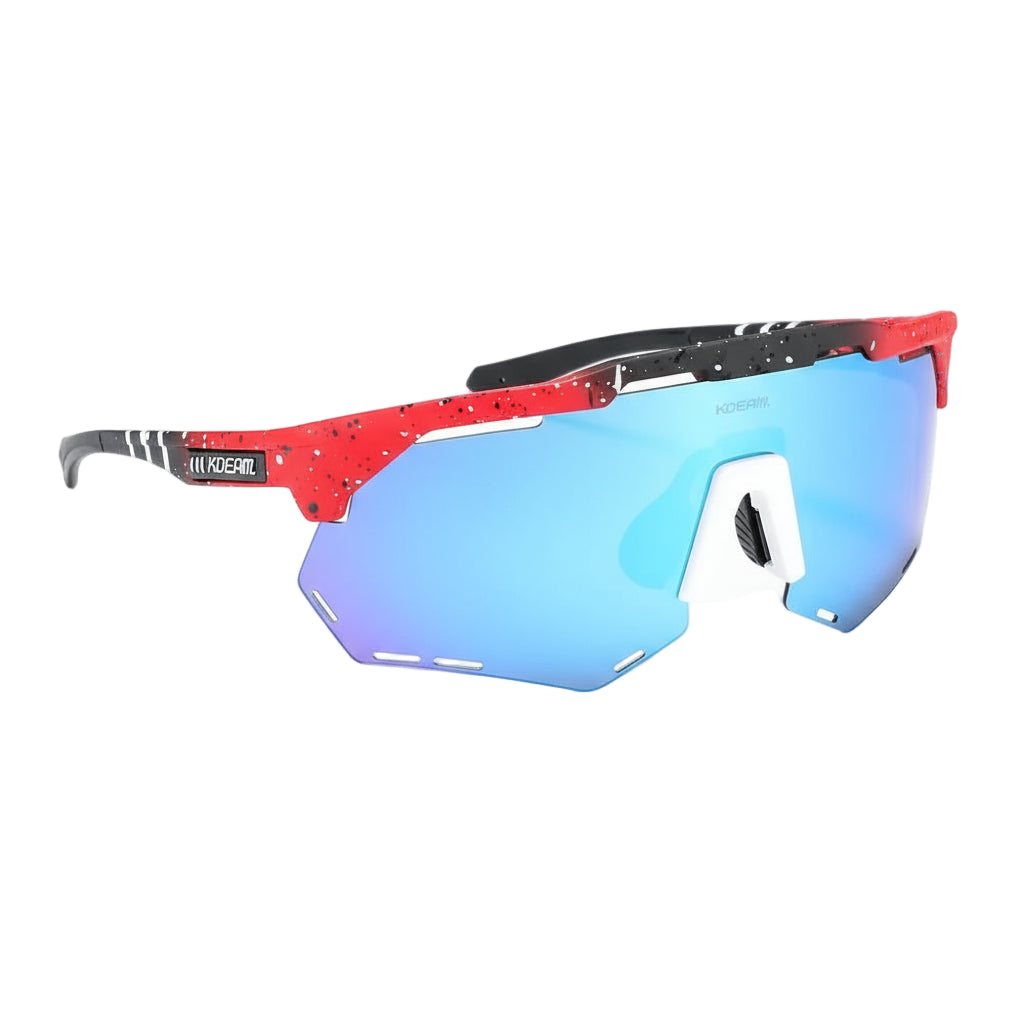 KDEAM SpeedShield™ Pro Cycling Sunglasses – Polarized UV400 TR90 Performance Wrap