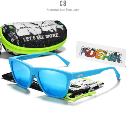 KDEAM DriftLite™ Polarized Sunglasses – UV400 TR90 Outdoor Fishing & Active Eyewear