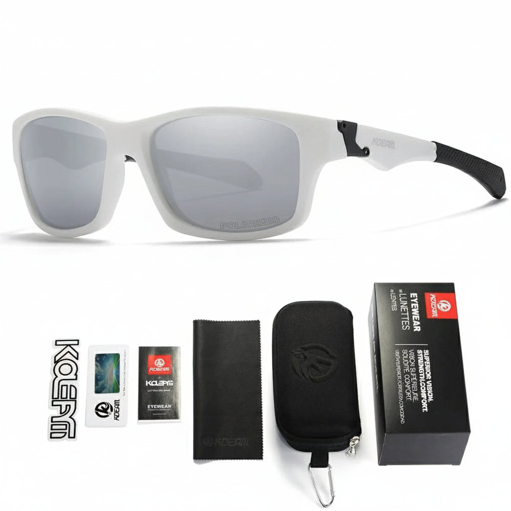 KDEAM Apex™ Polarized Sports Sunglasses – UV400 TR90 “Unbreakable” Outdoor Eyewear