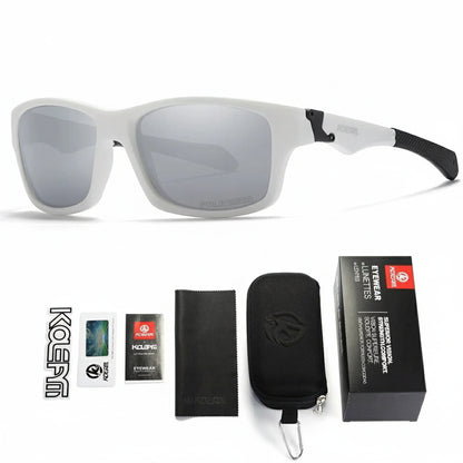 KDEAM Apex™ Polarized Sports Sunglasses – UV400 TR90 “Unbreakable” Outdoor Eyewear