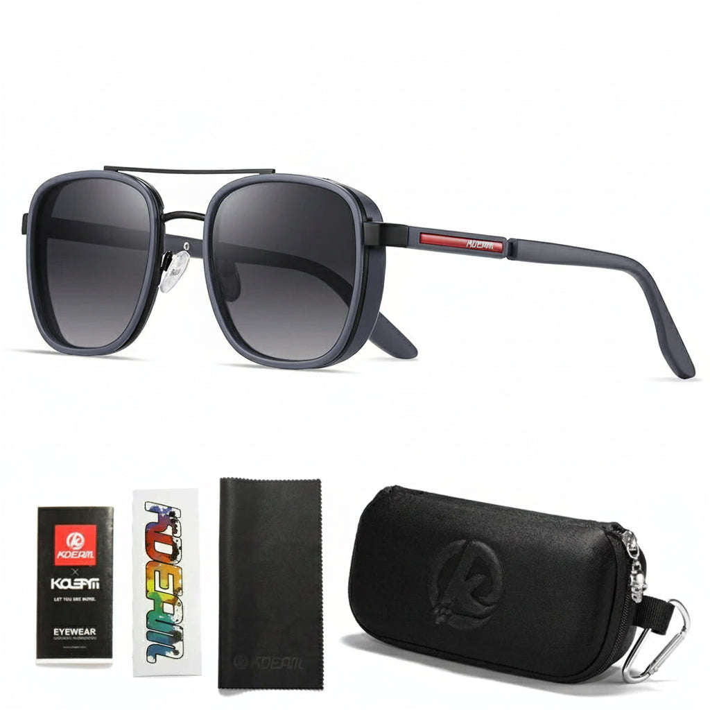 KDEAM ExecutiveDrive™ Polarized Full-Rim Sunglasses – UV400 TR90 Active Driving Eyewear