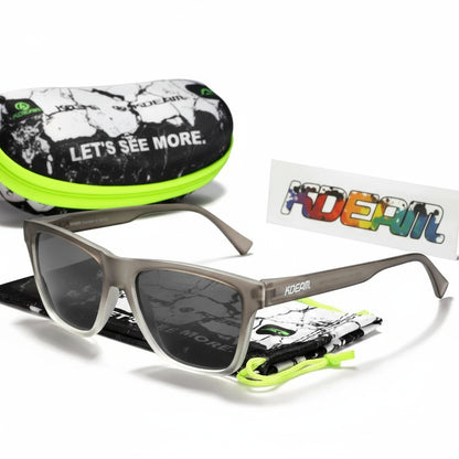 KDEAM DriftLite™ Polarized Sunglasses – UV400 TR90 Outdoor Fishing & Active Eyewear